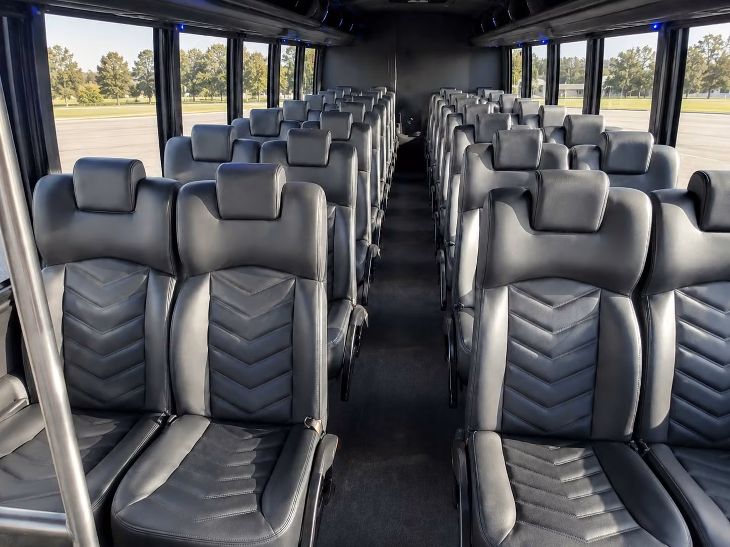 15 passenger minibus inside