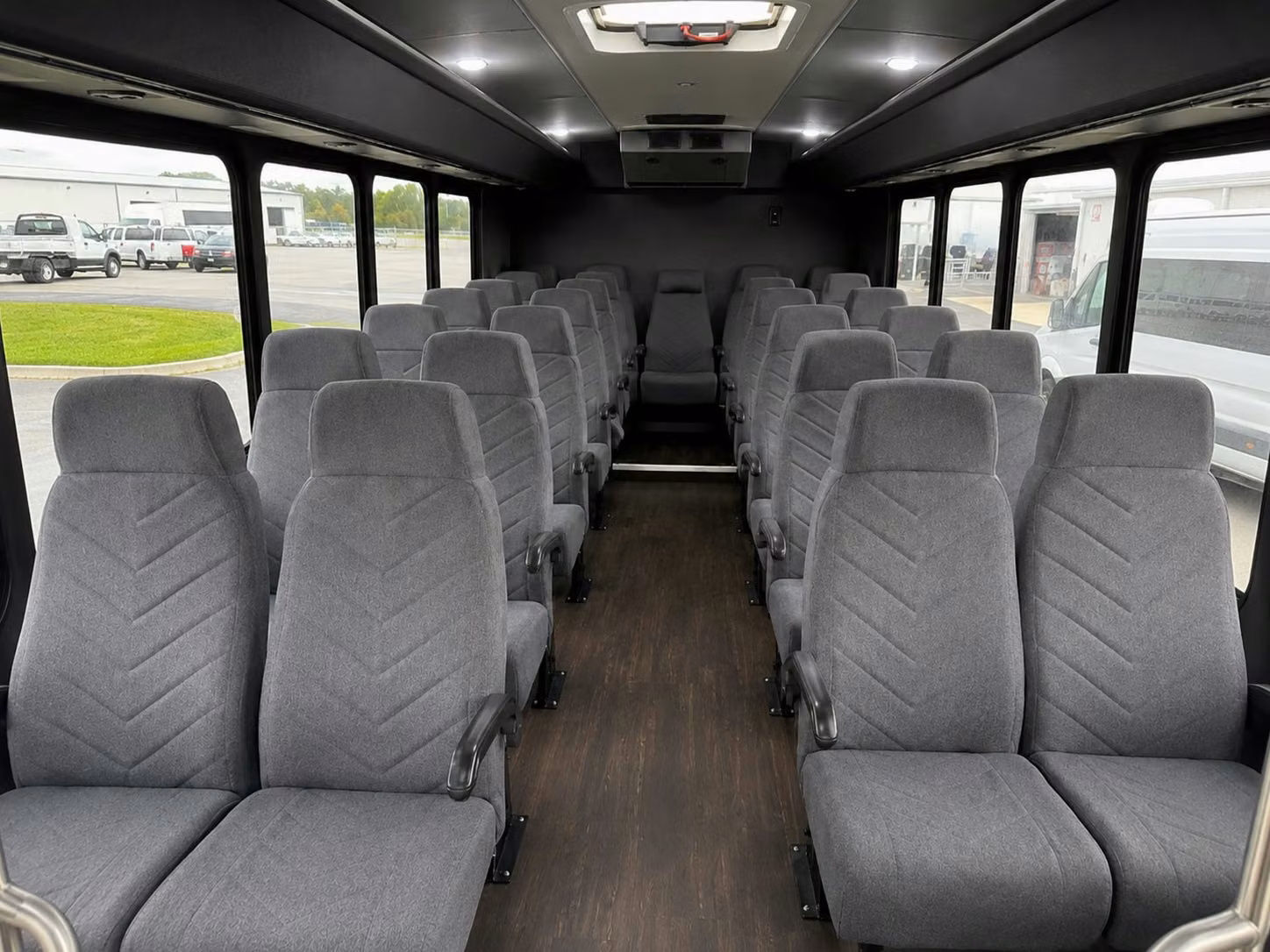 18 passenger minibus inside