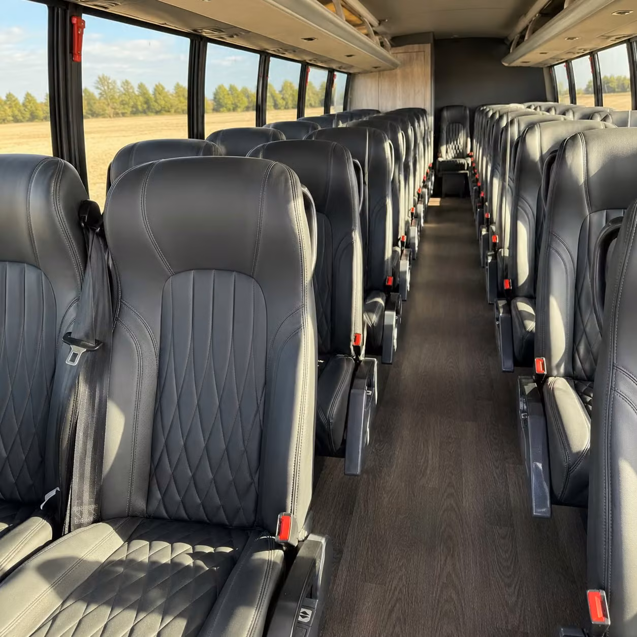 25 passenger minibus inside