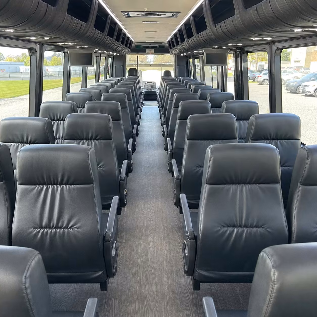 25 passenger minibus interior