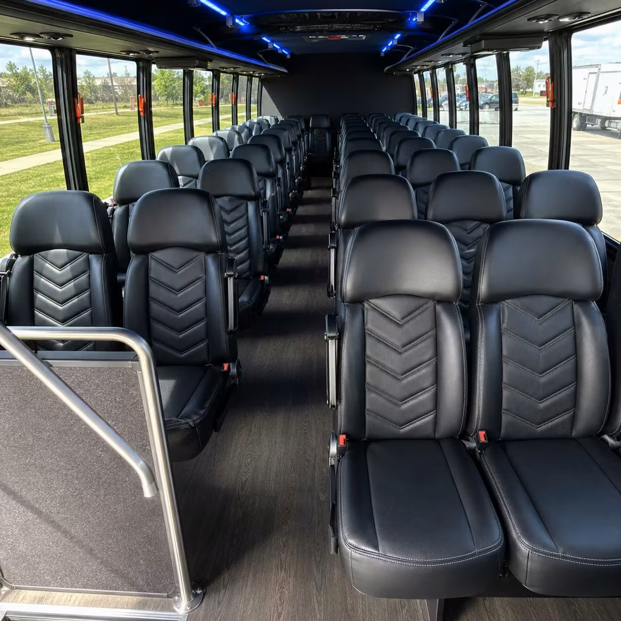 35 passenger minibus inside