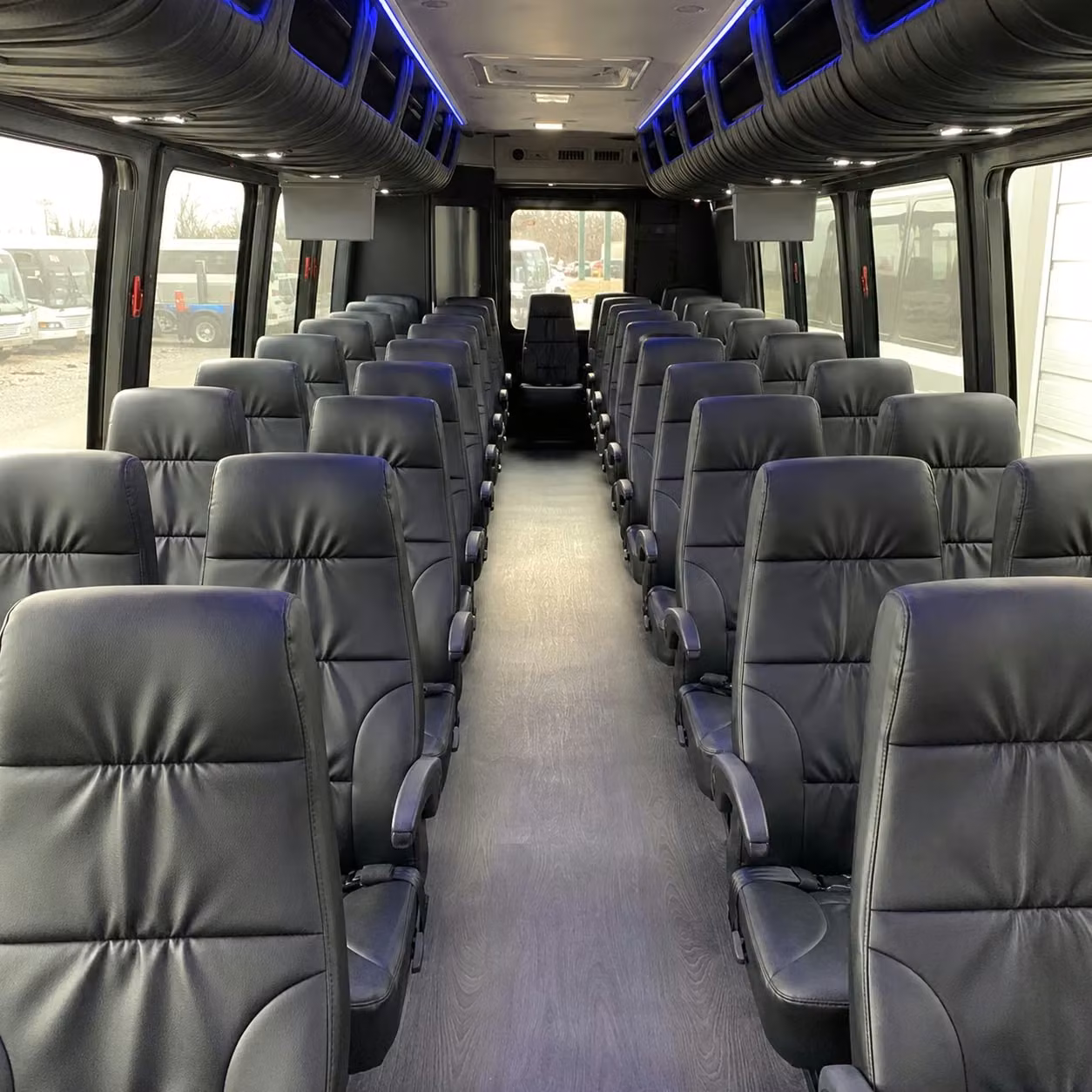 35 passenger minibus interior
