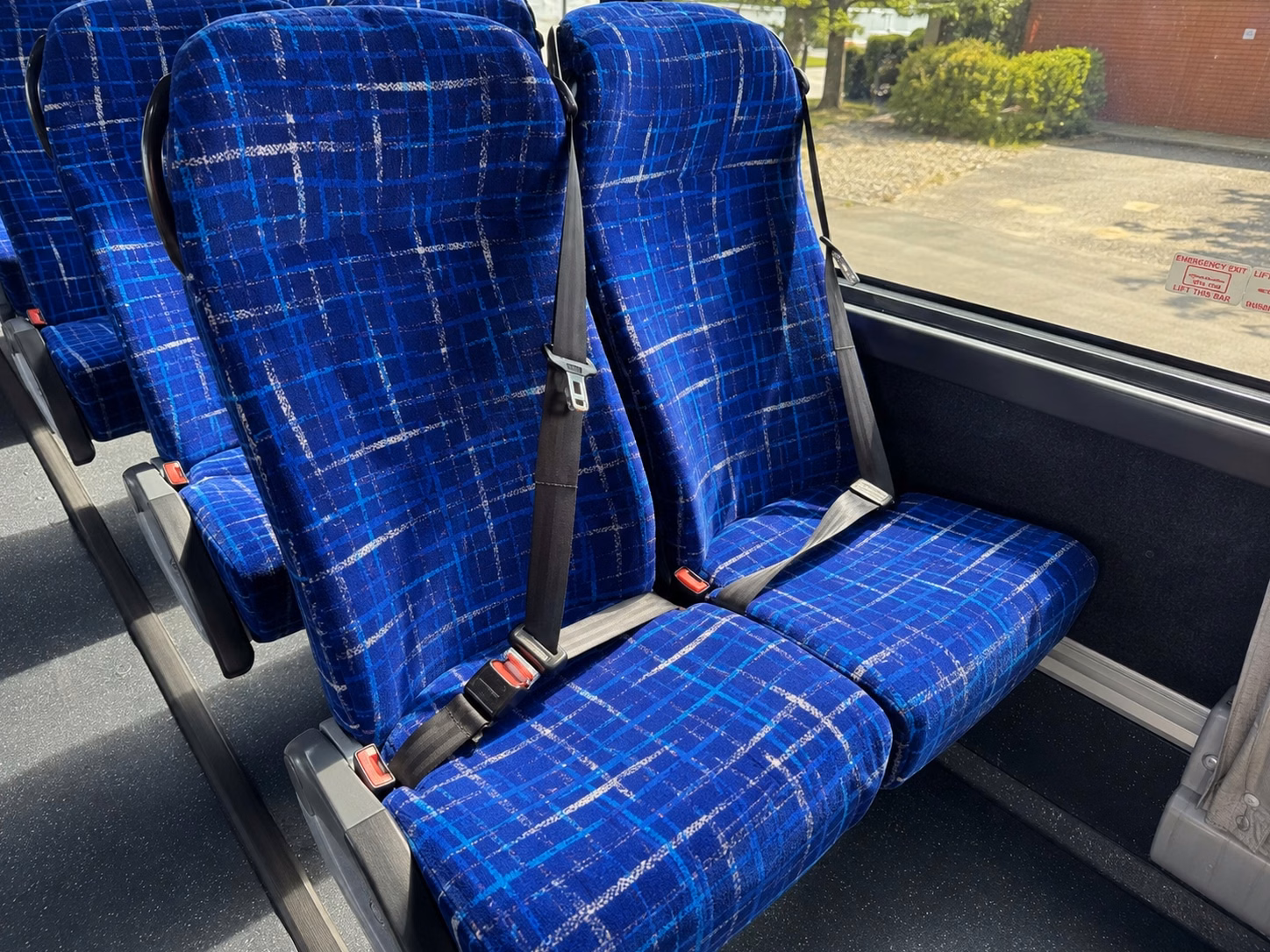high point charter bus interior